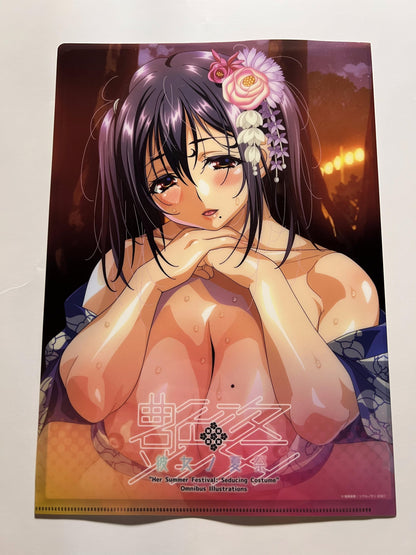 [Tsukuru no Mori][Taki Minashika] [Girlfriend's Summer Festival - Glamorous Appearance -] Clear File Set of 5 E (Copy)